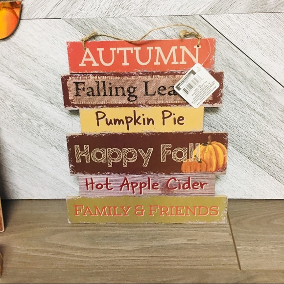 6 Pc Fall/ Harvest/ Thanksgiving Decorative Signs - Picture 7 of 7